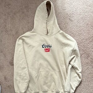 Coors Banquet Cream Hoodie for Men